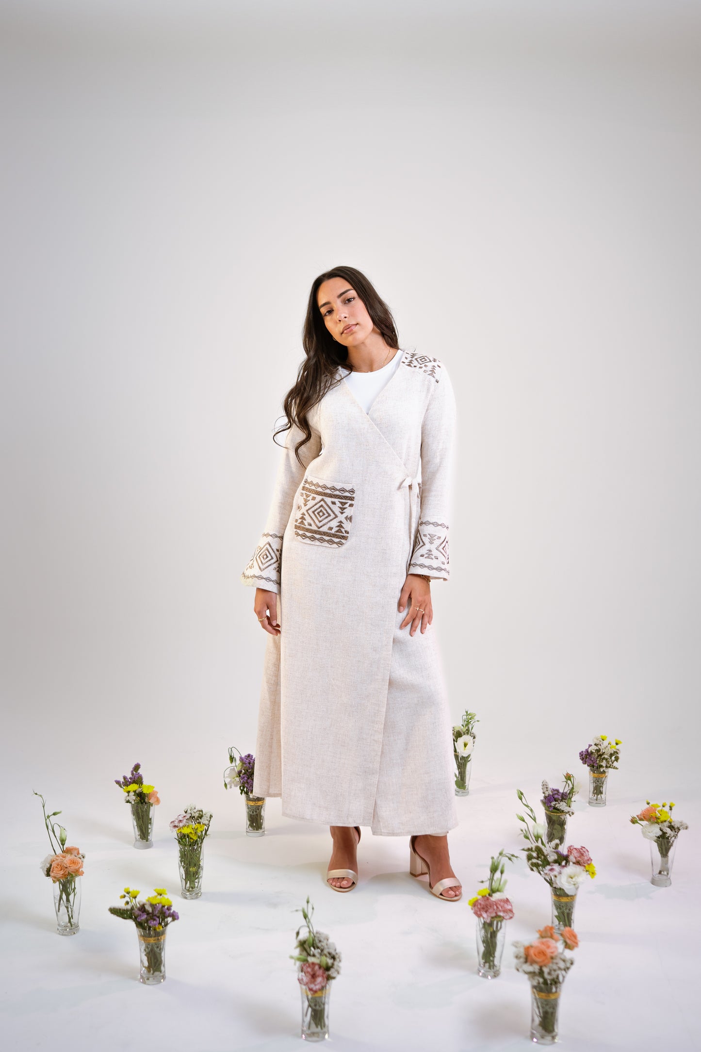 Jasmine Linen Kimono