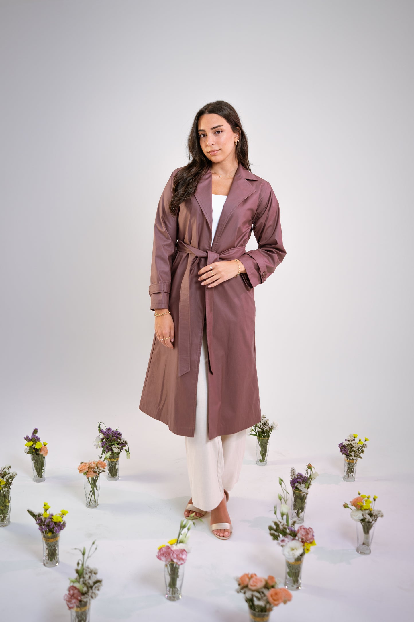 Orchid Trench Coat/Vest