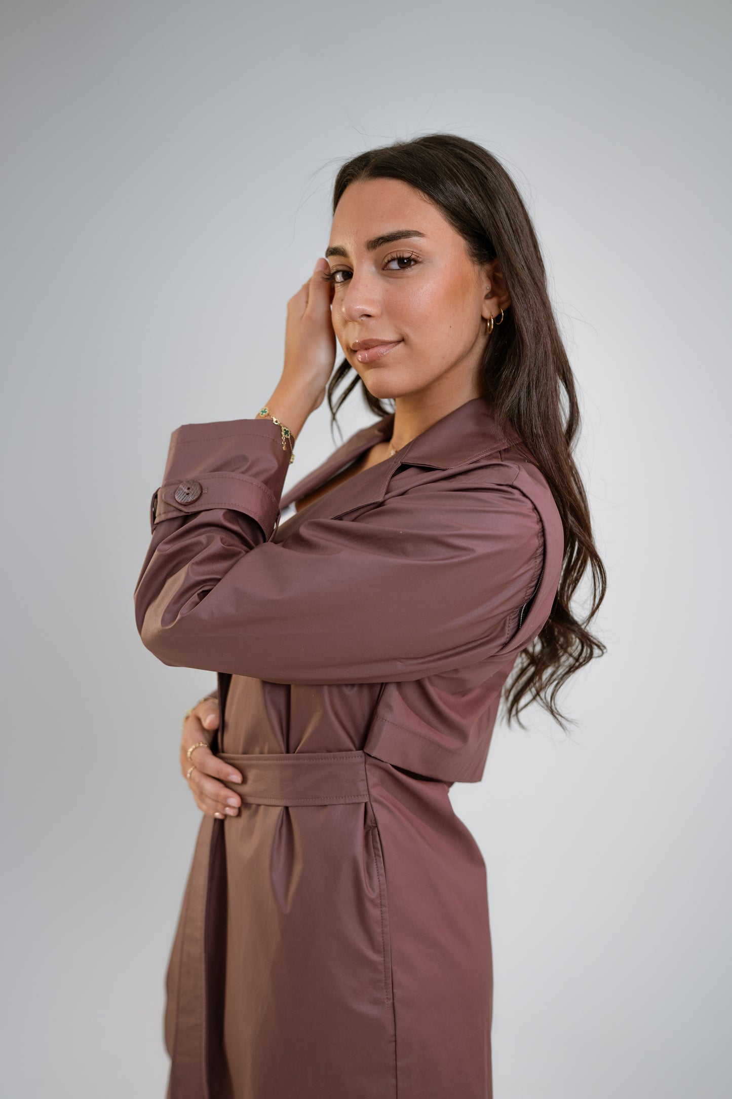 Orchid Trench Coat/Vest