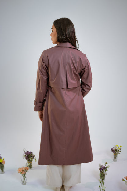 Orchid Trench Coat/Vest