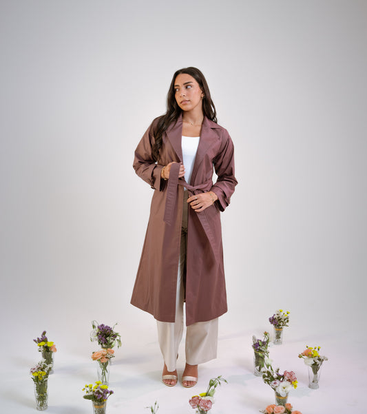 Orchid Trench Coat/Vest