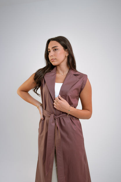 Orchid Trench Coat/Vest